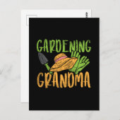 Gardening Grandma Postkarte (Vorne/Hinten)