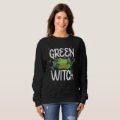 Gardening  Green Witch  Plant Sweatshirt (Vorne ganz)