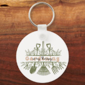 Gardening is my Therapie Schlüsselanhänger (Vorderseite)