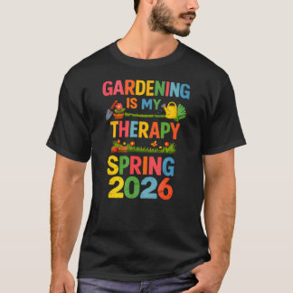 Gardening Is My Therapy Frühling 2026 Team Vintage T-Shirt