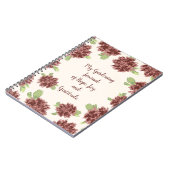 Gardening Joy und Dankbarkeit. Notizblock (Linke Seite)