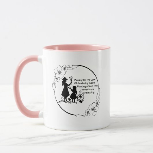 Gardening "Love Of Gardening" Coffee Cup Tasse (Links)
