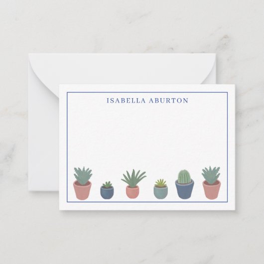 Gardening Plants Personal Mitteilungskarte (Vorderseite)