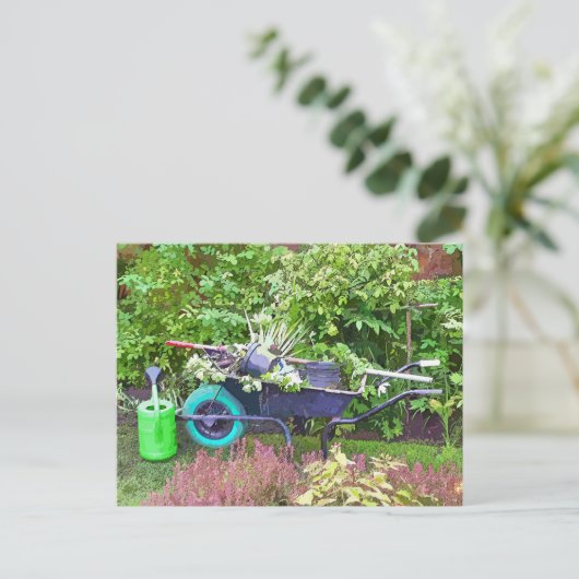 GARDENING POSTKARTE (Stehend Vorderseite)
