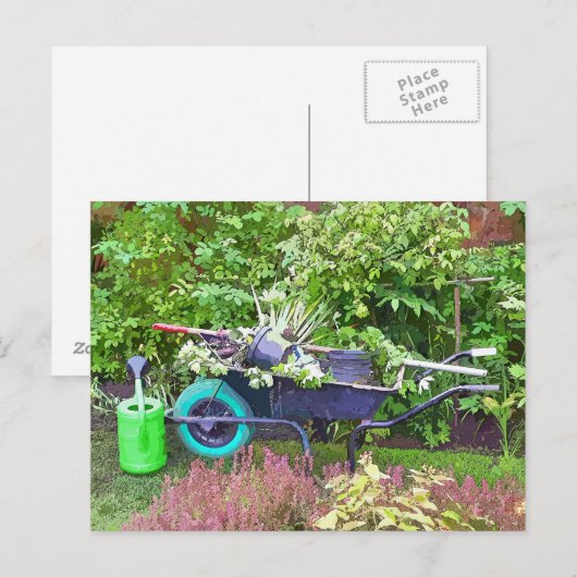 GARDENING POSTKARTE (Vorne/Hinten)