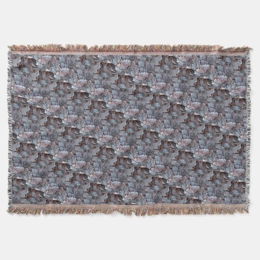 GardenLeavesThrow Blanket Decke (Vorderseite)