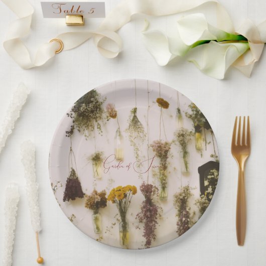 #GardenofSerenityPaperPlate Pappteller (Hochzeit)