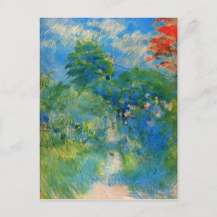 Gardenpath in Mezy bei Berthe Morisot Postkarte