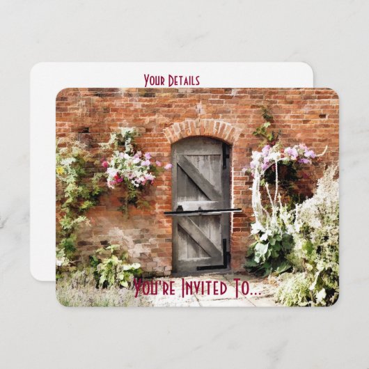 GARDENS EINLADUNG (Vorne/Hinten)