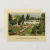 Gardens El Mirador Palm Springs CA Postkarte (Vorne/Hinten)