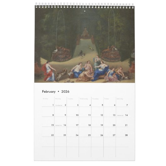 Gardens of Versailles – Die Gärten von Versailles Kalender (Feb 2026)