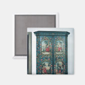 Garderobe mit Szenen der vier Magnet (Vorderseite/Rückseite)