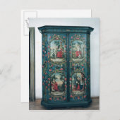 Garderobe mit Szenen der vier Postkarte (Vorne/Hinten)