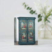 Garderobe mit Szenen der vier Postkarte (Stehend Vorderseite)