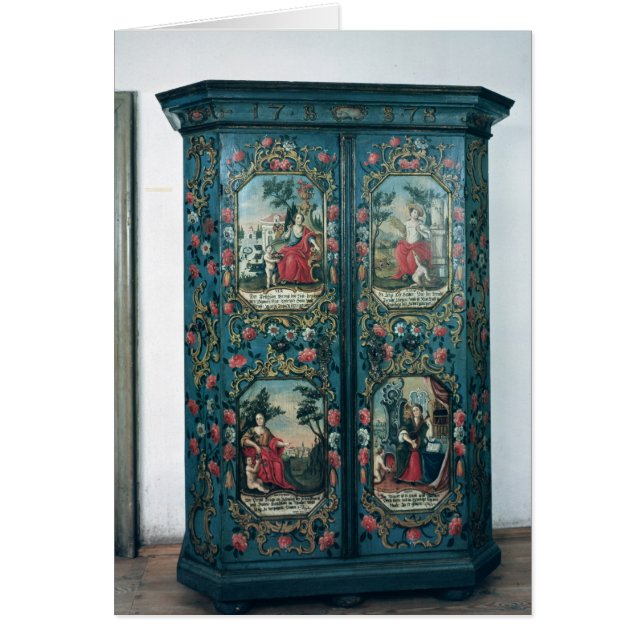 Garderobe verziert mit Szenen der vier (Vorne)