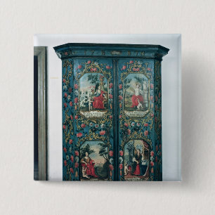 Garderobe verziert mit Szenen der vier Button