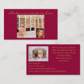 Garderoben-Stylist Visitenkarte (Vorne/Hinten)