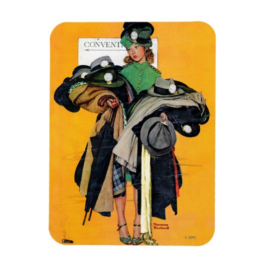 Garderobiere Magnet (Vertikal)