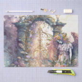 Gardinaler Engel Seidenpapier (Handwerk)