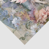 Gardinaler Engel Seidenpapier (Detail)