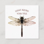 Gardinendesign Quadratische Visitenkarte (Vorderseite)