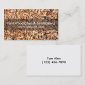 Gardinenholz Visitenkarte (Vorne/Hinten)