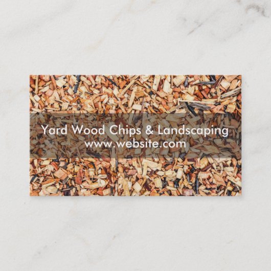 Gardinenholz Visitenkarte (Vorderseite)