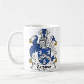 Gardiner Familienwappen Kaffeetasse (Links)