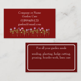 Gardner Business Card Visitenkarte