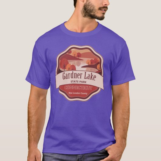 Gardner Lake State Park New London County Connecti T-Shirt (Vorderseite)