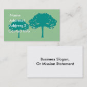 Gardner, Landscaper Business Card Visitenkarte (Vorne/Hinten)