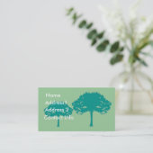 Gardner, Landscaper Business Card Visitenkarte (Stehend Vorderseite)
