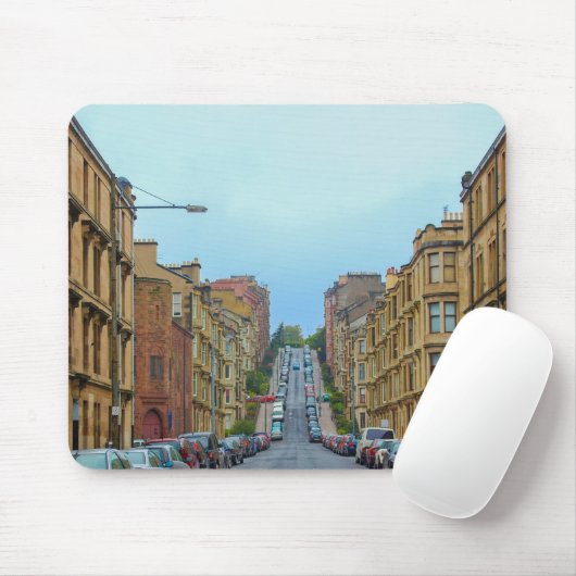 Gardner Straße am steilsten in Glasgow Mousepad (Mit Mouse)