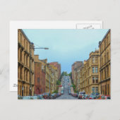 Gardner Street steil in Glasgow Postkarte (Vorne/Hinten)