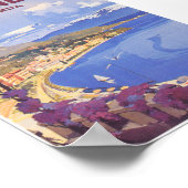 Gardone Italy Vintage Travel Poster (Ecke)