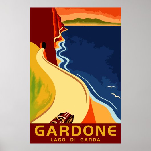 Gardone Lago di Garda Poster (Vorne)