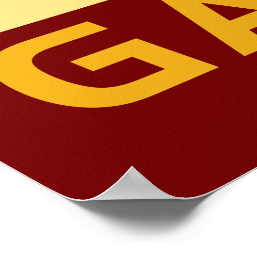 Gardone Lake Garda Poster (Ecke)