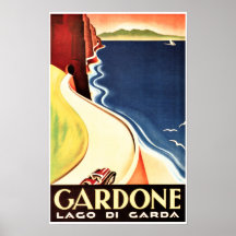 GARDONE RIVIERA Lago di Garda Vintag Italien Reise