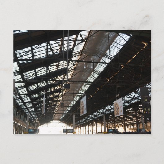 Gare de Lyon Main Hall - Bahnhof, Paris Postkarte (Vorderseite)