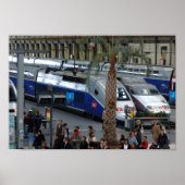 Gare de Lyon. Paris, Frankreich Poster (Vorne)