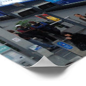 Gare de Lyon. Paris, Frankreich Poster (Ecke)