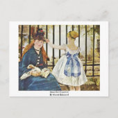 Gare Saint-Lazare by Manet Edouard Postkarte (Vorderseite)