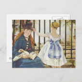 Gare Saint-Lazare - Edouard Monet Postkarte (Vorne/Hinten)