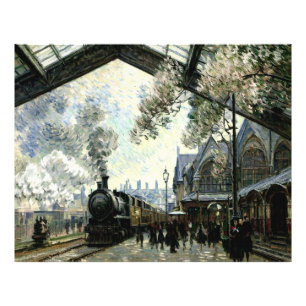 Gare St. Lazare Fotodruck