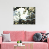 Gare St. Lazare Leinwanddruck (Insitu (Wohnzimmer))