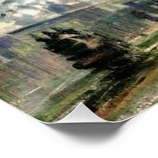 Gare St. Lazare Poster (Ecke)