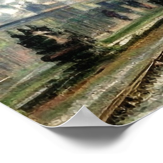 Gare St. Lazare Poster (Ecke)