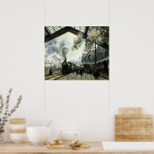 Gare St. Lazare Poster (Küche)