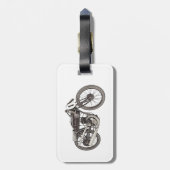 Garelli 1926, das Motorrad läuft Gepäckanhänger (Rückseite vertikal)