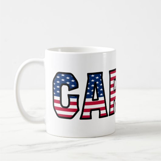 Gareth Name Vorname USA styled Tasse Kaffeetasse (Links)